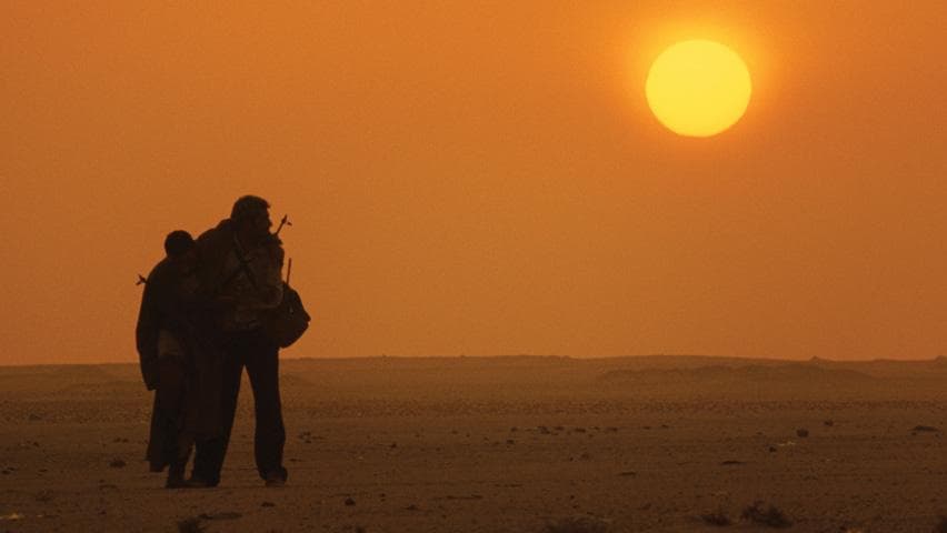 A still from In the Sands of Babylon